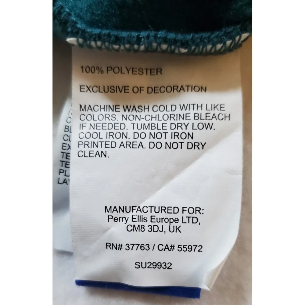 PGA Tour Mens XXL Quarter Zip‎ Pullover Teal Blue Fleece Lined Golf Jacket